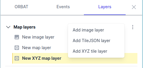 Add map layer